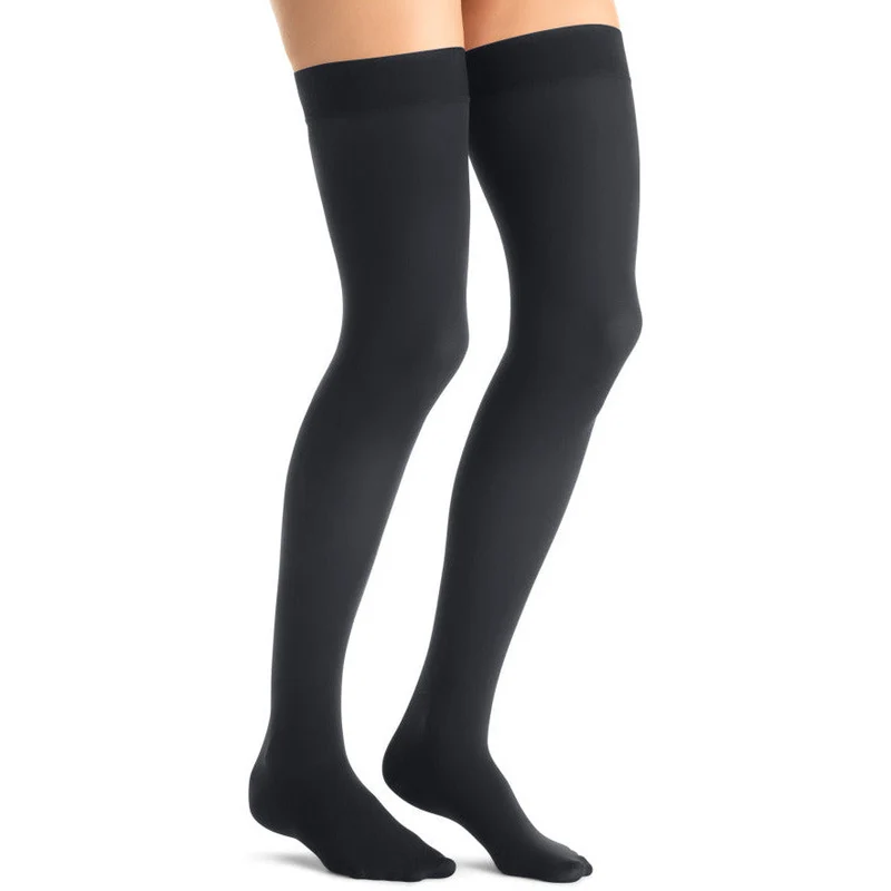 JOBST® Opaque Women's Thigh High 15-20 mmHg w/ Silicone Dot Top Band