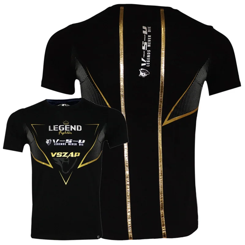 Herren Fashion Muay Thai Boxing T-Shirt Rundhals Unisex Sommer Streetwear
