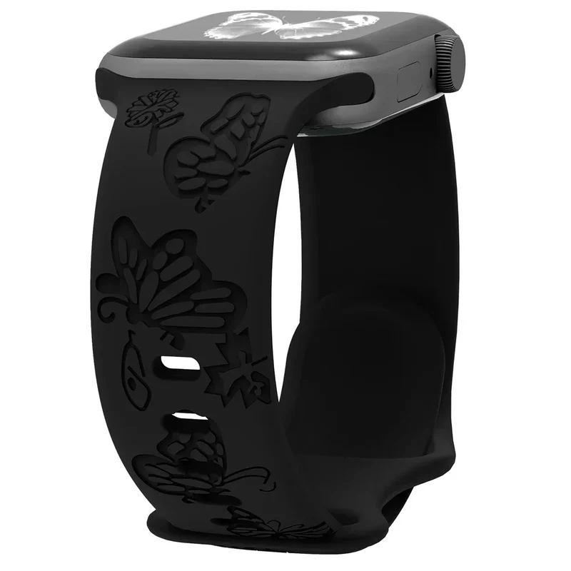 Sport Armband für Apple Watch Series 9 8 7 6 5 4 3 SE Ultra Silikon Band iWatch