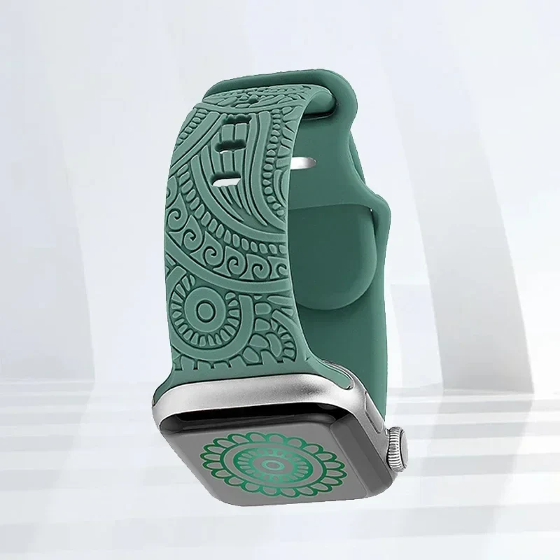 Sport Armband für Apple Watch Series 9 8 7 6 5 4 3 SE Ultra Silikon Band iWatch