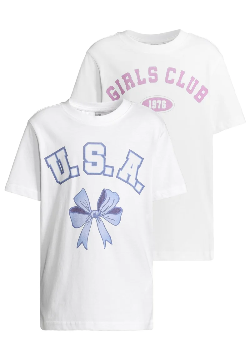 T-Shirt 2 Pack USA Bow & Girls Club