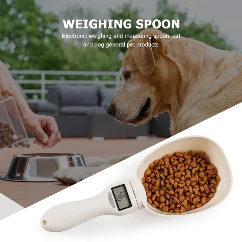 Digitale Futterwaage Haustiere Löffelwaage LCD Anzeige Küchenwaage Hunde Katze