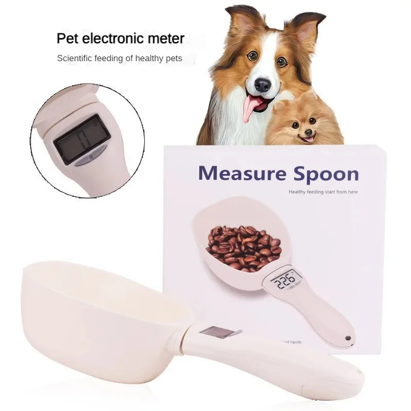 Digitale Futterwaage Haustiere Löffelwaage LCD Anzeige Küchenwaage Hunde Katze