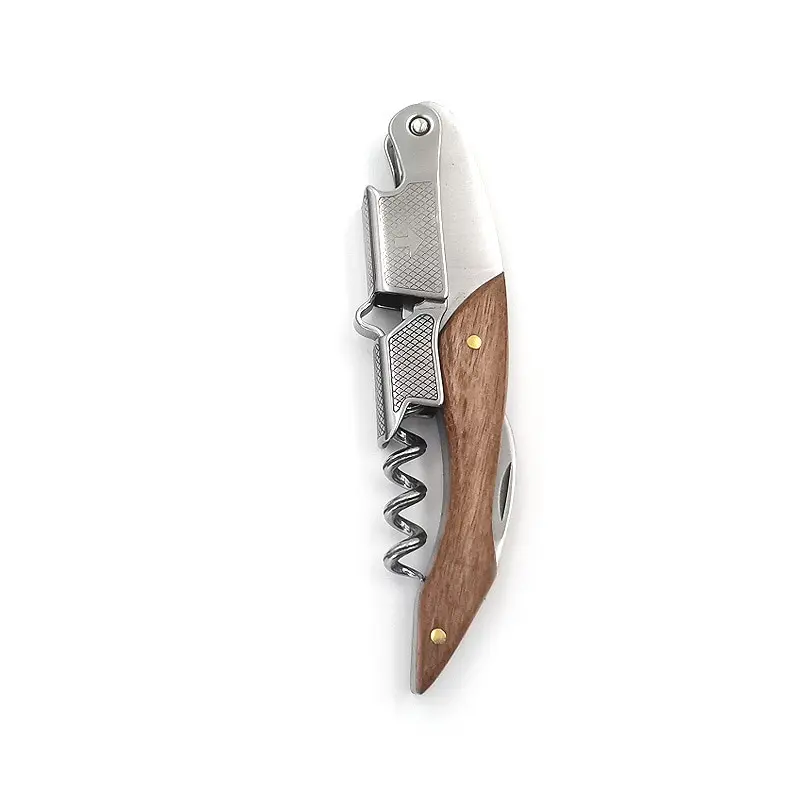 Kellnermesser Korkenzieher Weinöffner aus Edelstahl Weinschlüssel Flaschenöffner