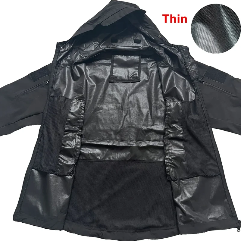 Herren Windbreaker Trekking Jacke Windjacke Outdoor Military Kapuzenjacke Bomber