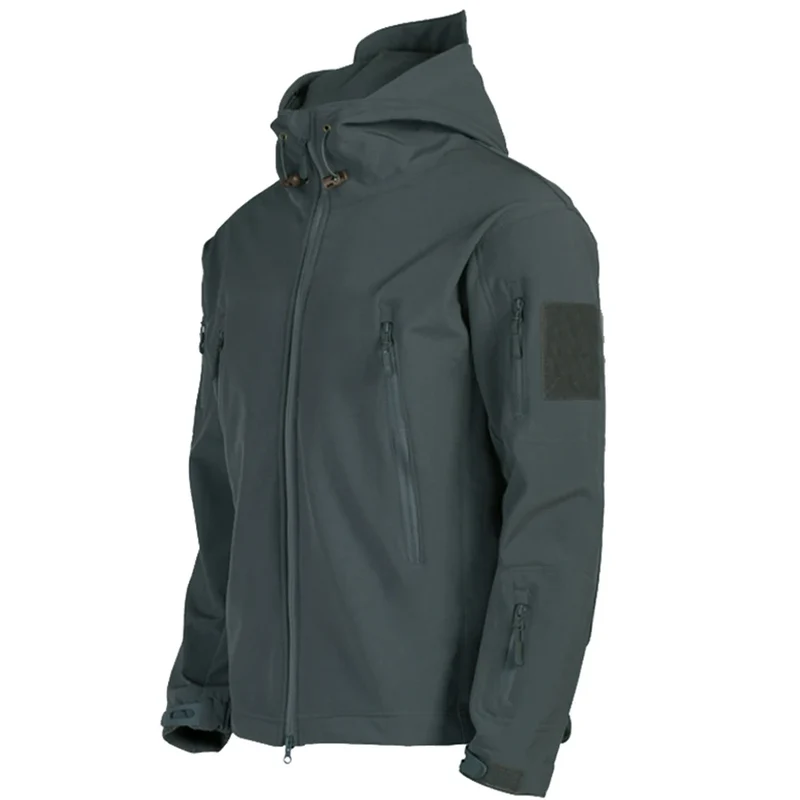 Herren Windbreaker Trekking Jacke Windjacke Outdoor Military Kapuzenjacke Bomber