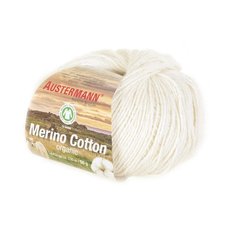 Merino Cotton | 230 M - 50 G | 01 - Natur
