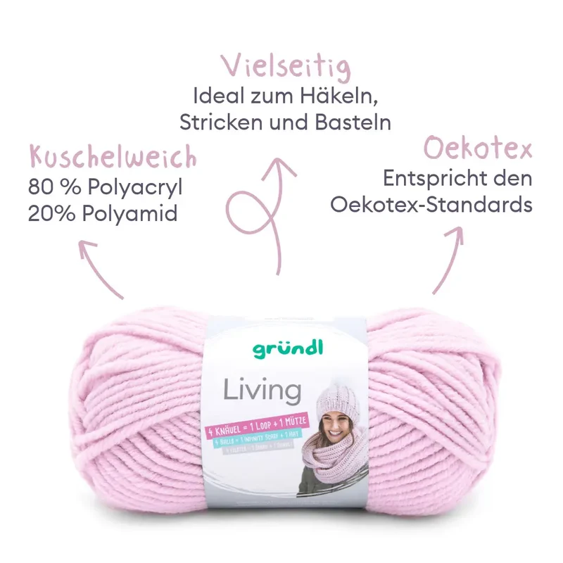 Strickset für 3 Kissenhüllen