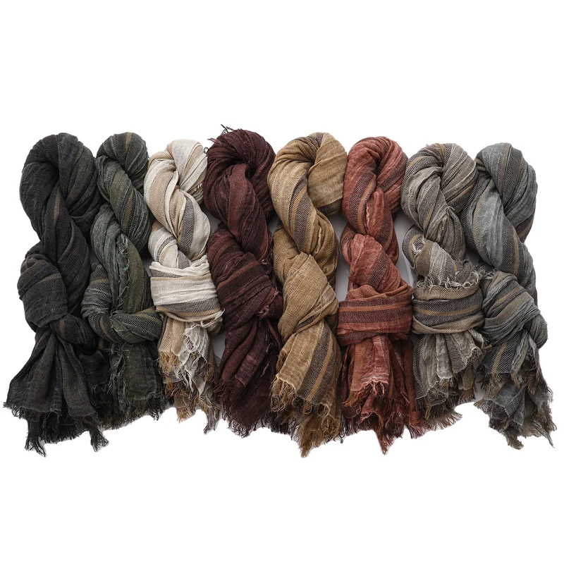 Herren Schal Herbstschal Stola Schlauchschal Halstuch Wollschal Strickschal Loop