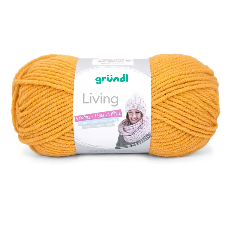 Strickset Pulli mit gestreiften Ärmeln