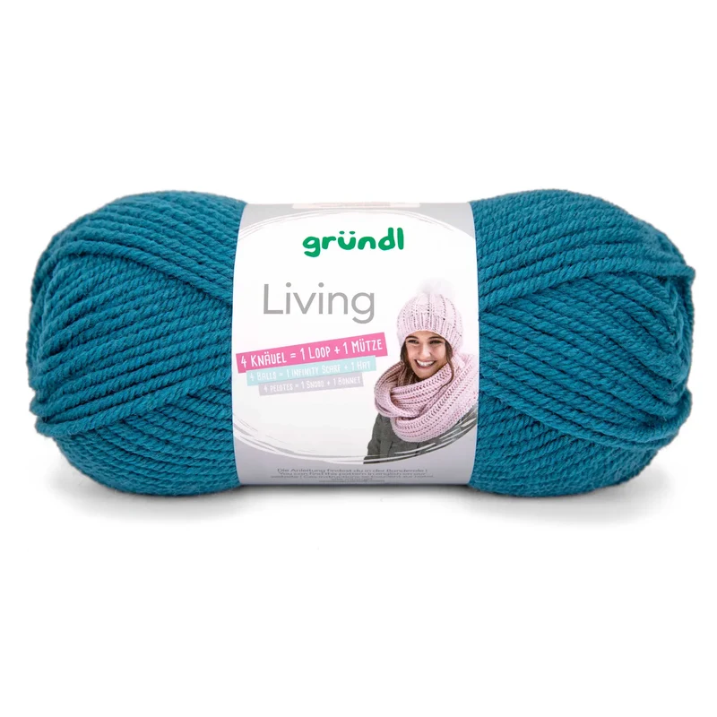 Strickset Pulli mit gestreiften Ärmeln