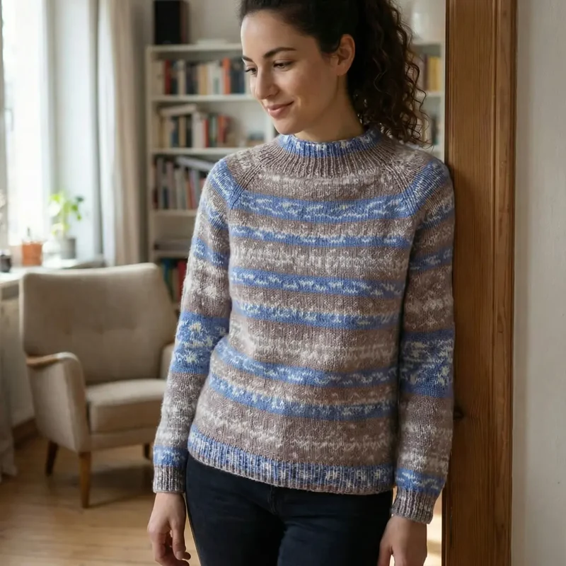 Strickset Hygge Raglanpullover