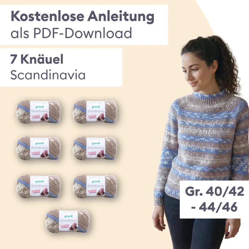 Strickset Hygge Raglanpullover