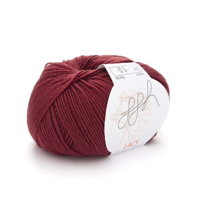 GGH Lacy | Merinowolle mit Seide | 25g - 170m | 011 - Kardinalrot