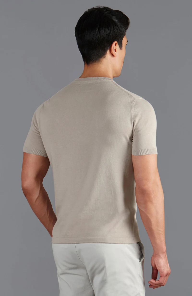 Herren-T-Shirt aus 100 % ultrafeiner Baumwolle
