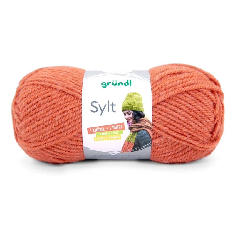 Strickset Schal kraus rechts