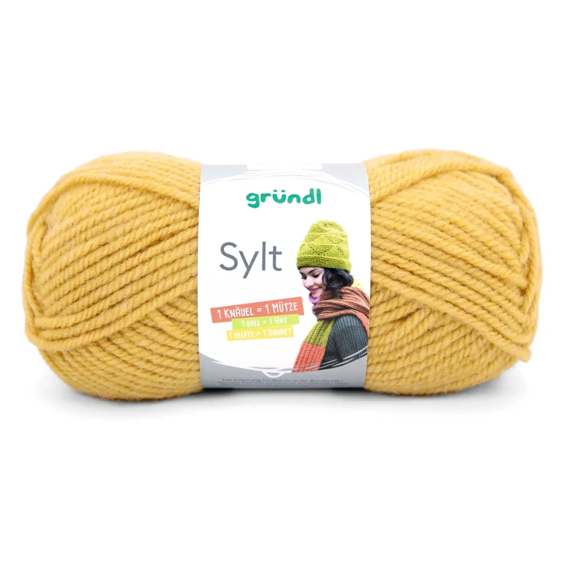Strickset Schal kraus rechts