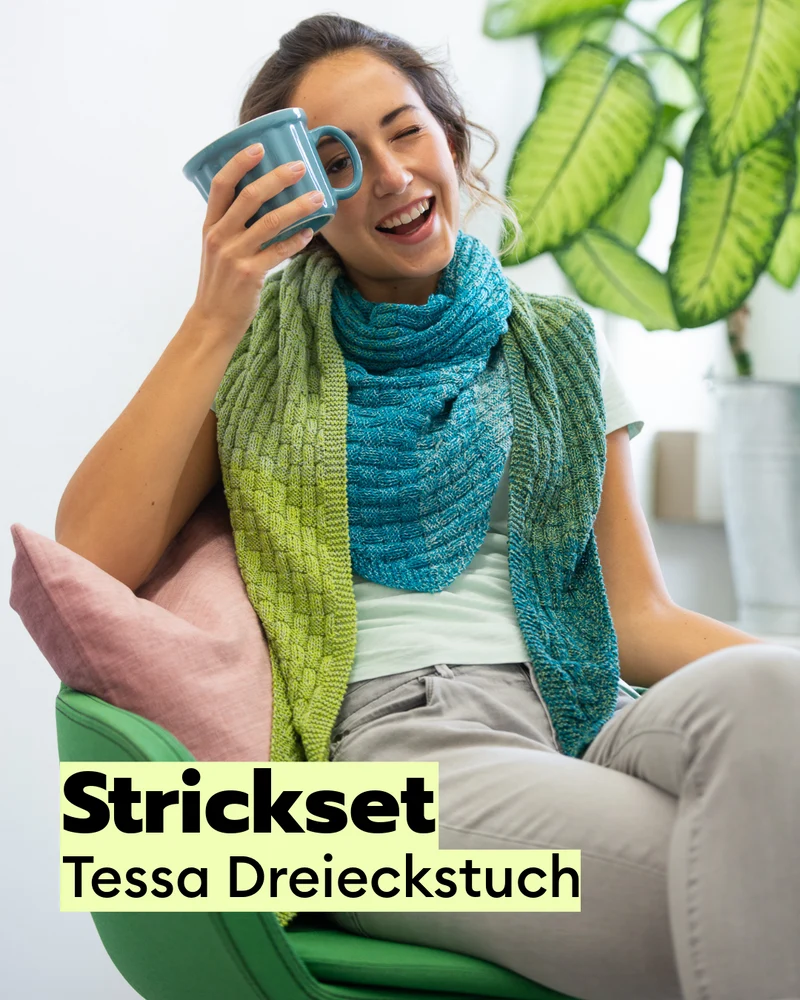 Strickset Tessa Dreieckstuch