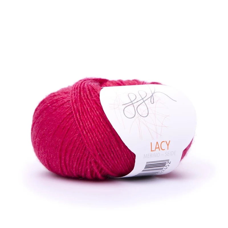 GGH Lacy | Merinowolle mit Seide | 25g - 170m | 017 - Korallenrot
