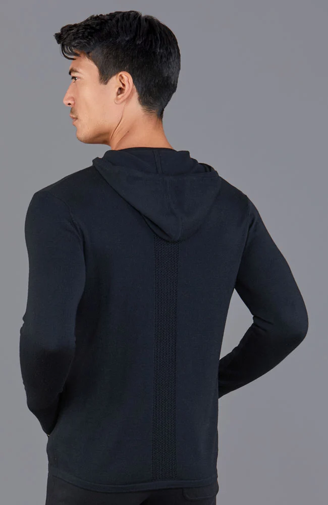 Schwerer Herren-Merino-Activewear-Kapuzenpullover