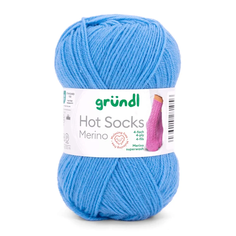 Strickset für 2 Paar bunte Socken