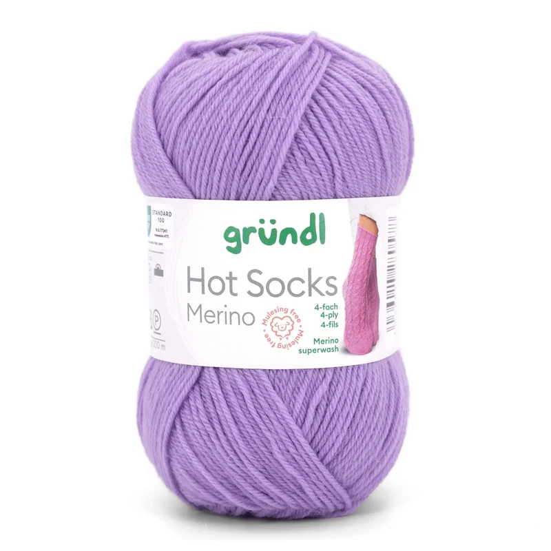 Strickset für 2 Paar bunte Socken