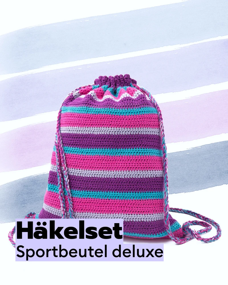 Häkelset Sportbeutel deluxe
