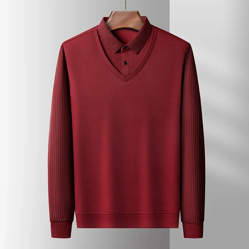 Herren Poloshirt POLO Shirt T-Shirt Langarm Zipper Hemd Fashion Polohemd Top NEU