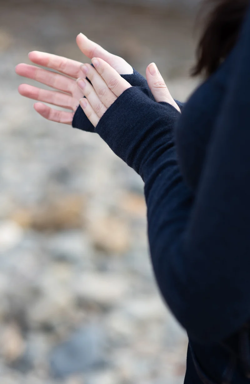 Mittelschweres Merino-Activewear-Trainingsoberteil für Damen