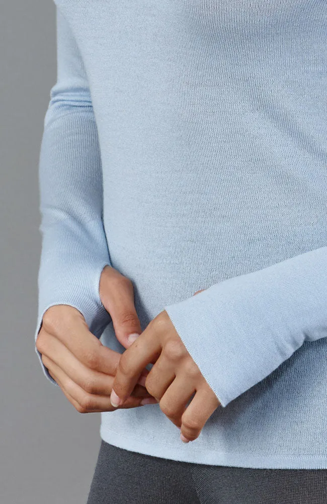 Mittelschweres Merino-Activewear-Trainingsoberteil für Damen