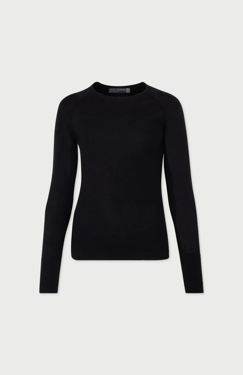 Mittelschweres Merino-Activewear-Trainingsoberteil für Damen