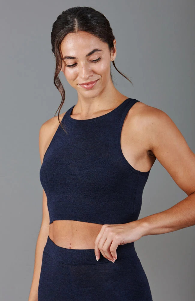 Mittelschweres Damen-Thermo-Bralette aus Merino Activewear