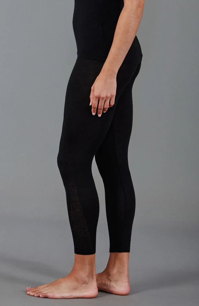 Mittelschwere Damen-Thermo-Leggings aus Merino-Activewear
