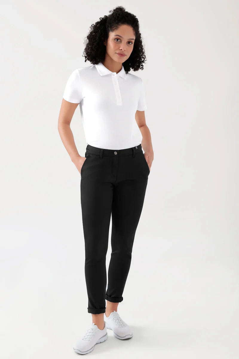 COMFY FLEX Hose Damen - Chino Style schwarz