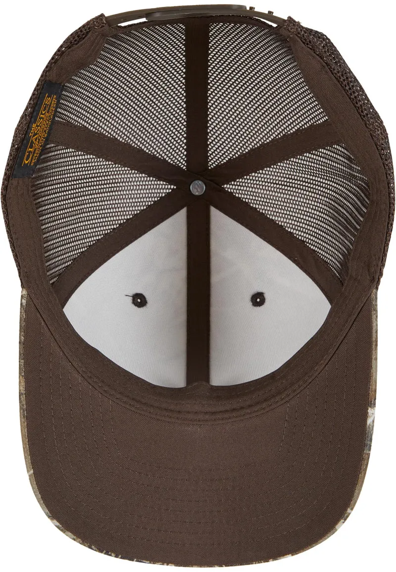 YP Classcis RealTree Camo Retro Trucker Cap GREEN ONE SIZE