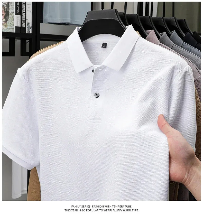 Herren Poloshirt POLO Shirt T-Shirt Kurzarm Zipper Hemd Fashion Polohemd Top NEU