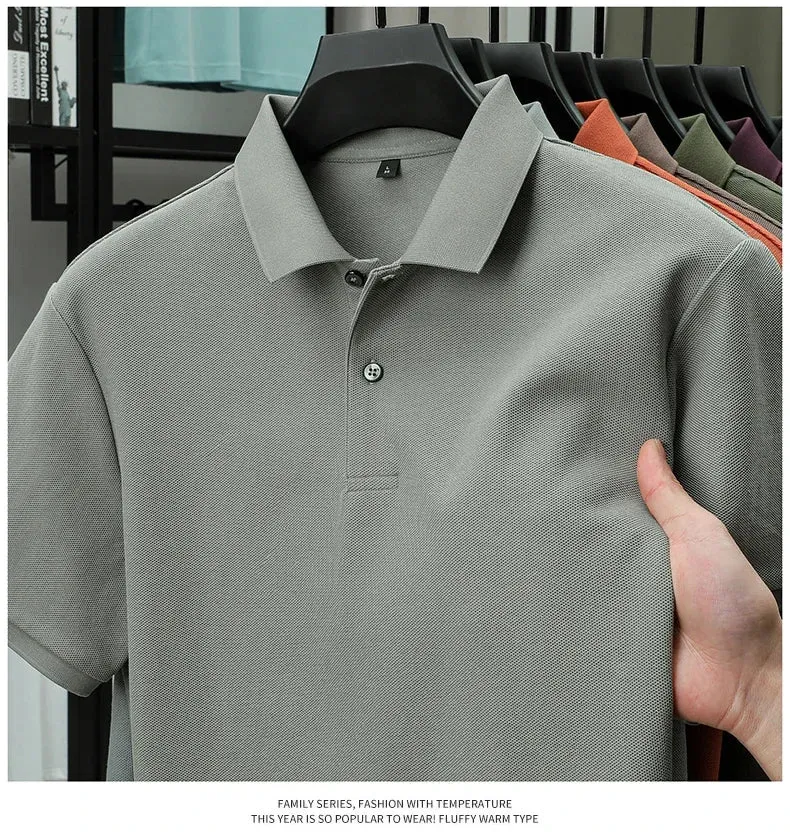 Herren Poloshirt POLO Shirt T-Shirt Kurzarm Zipper Hemd Fashion Polohemd Top NEU