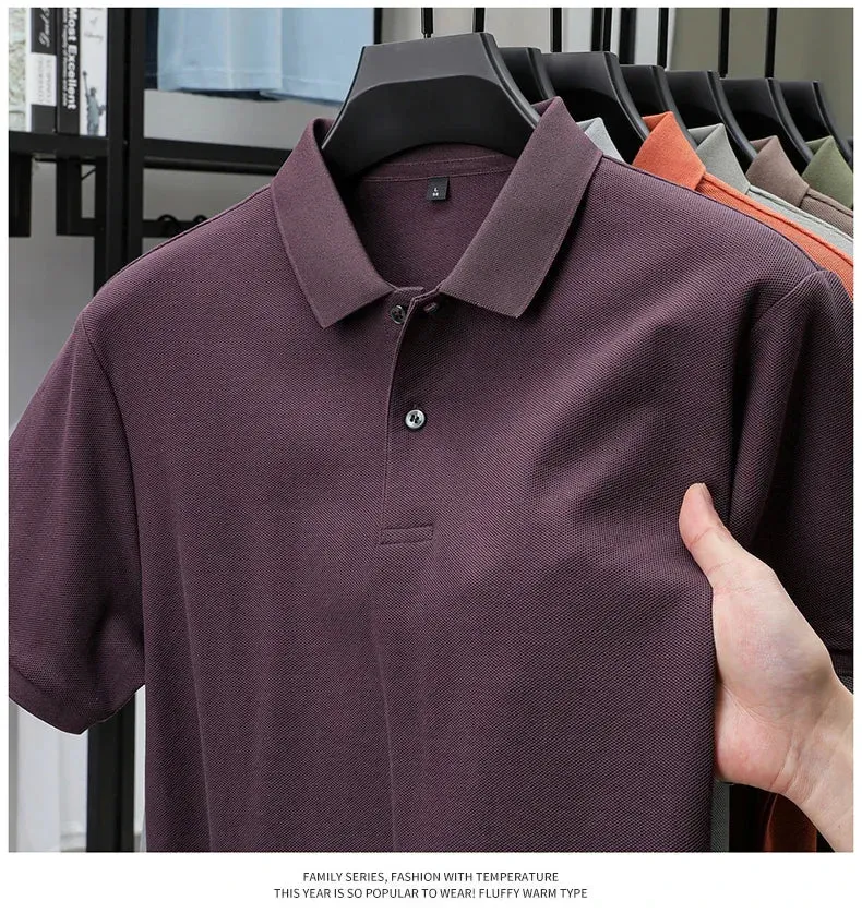 Herren Poloshirt POLO Shirt T-Shirt Kurzarm Zipper Hemd Fashion Polohemd Top NEU