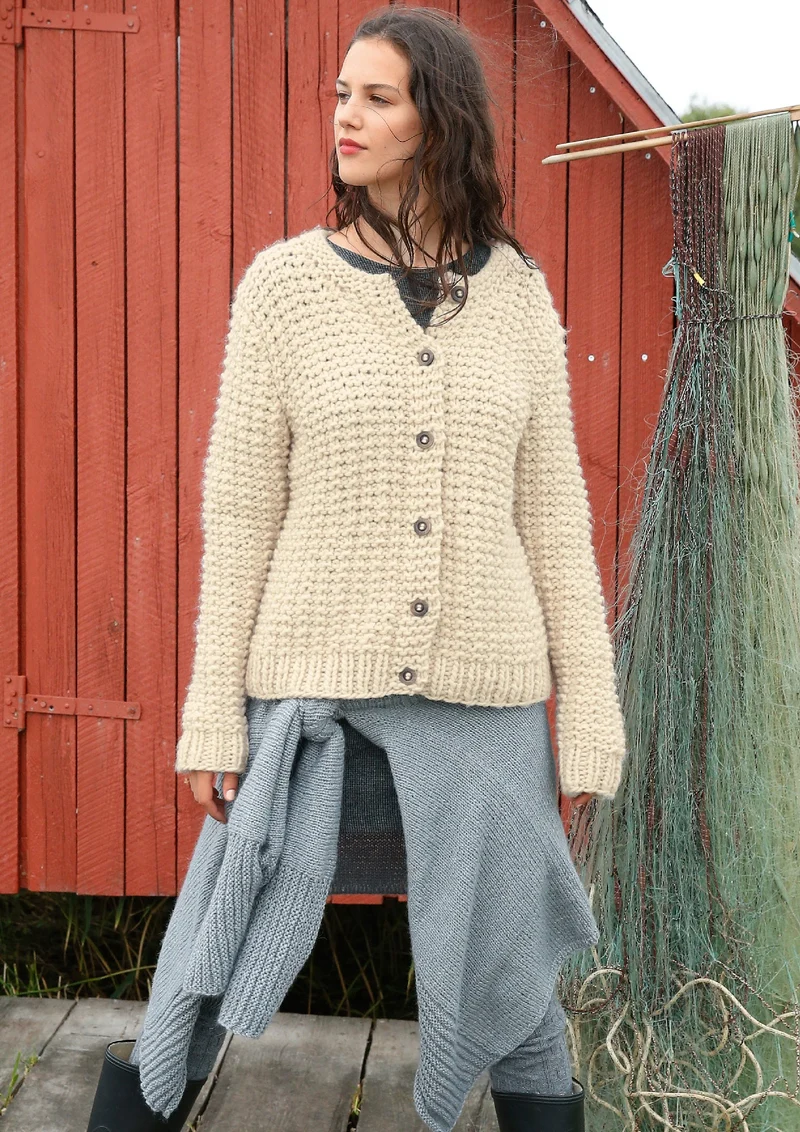 Jacke mit Strukturmuster
