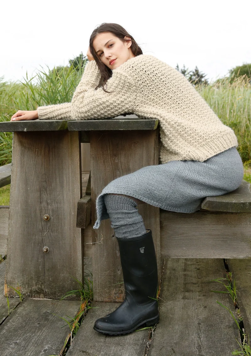 Jacke mit Strukturmuster