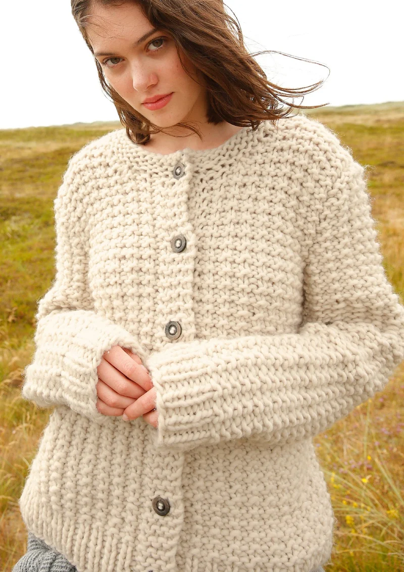 Jacke mit Strukturmuster