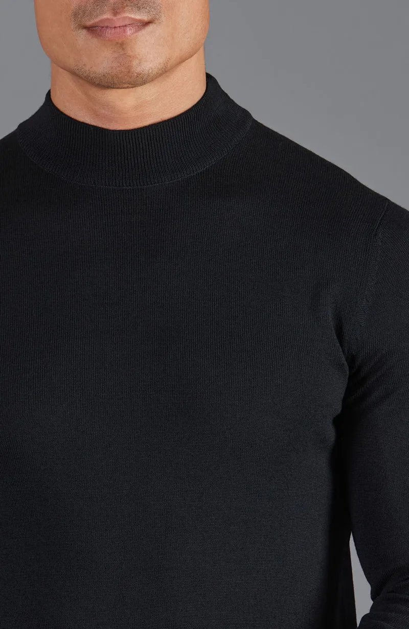 Rollkragenpullover aus extrafeiner Merinowolle für Herren
