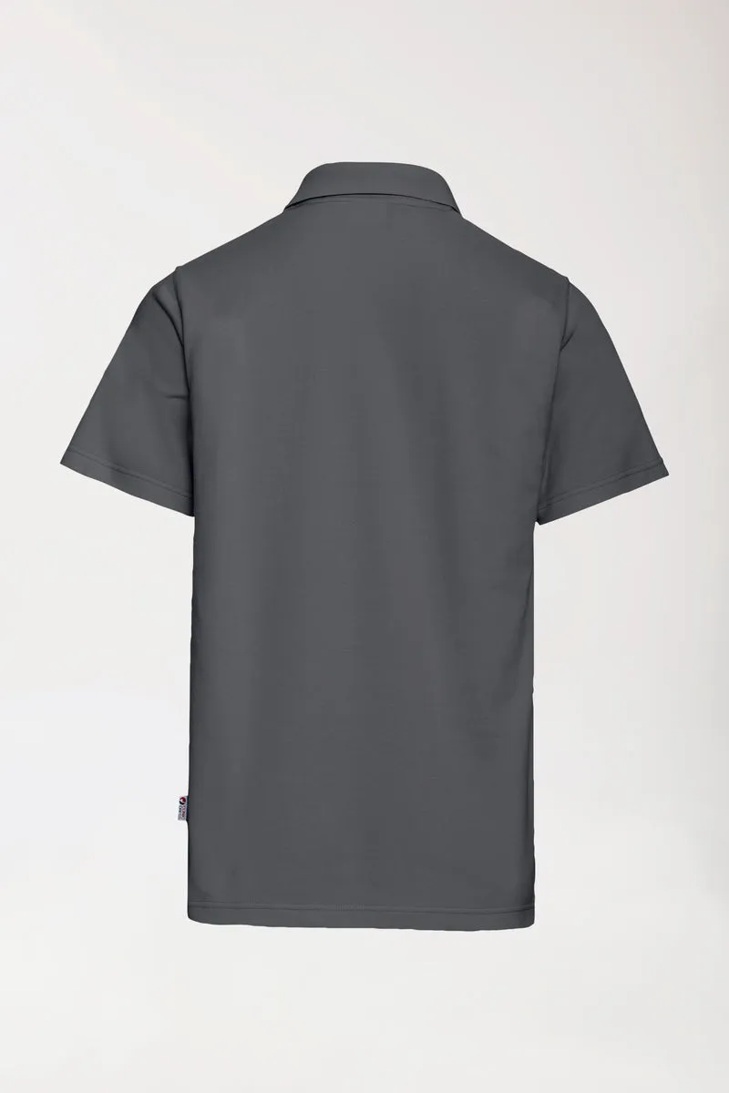 CORE Shirt Unisex - Polokragen erzgrau