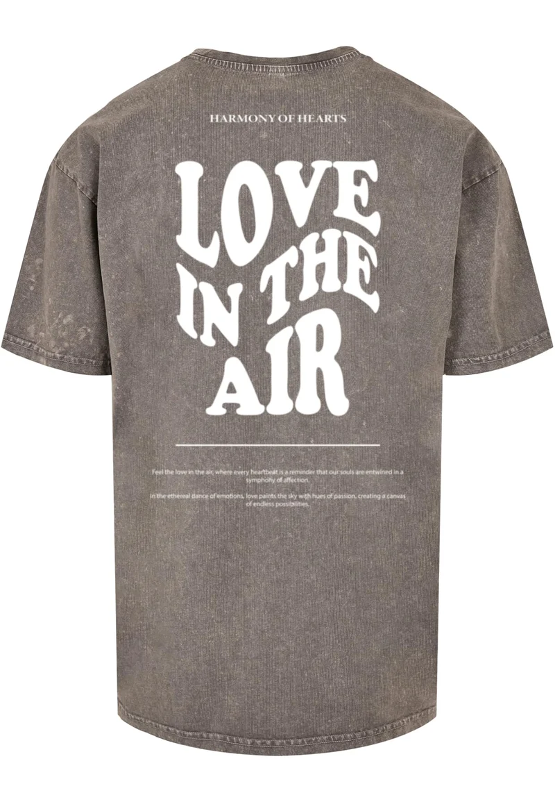MC Love In The Air Acid Washed Heavy Oversize Tee