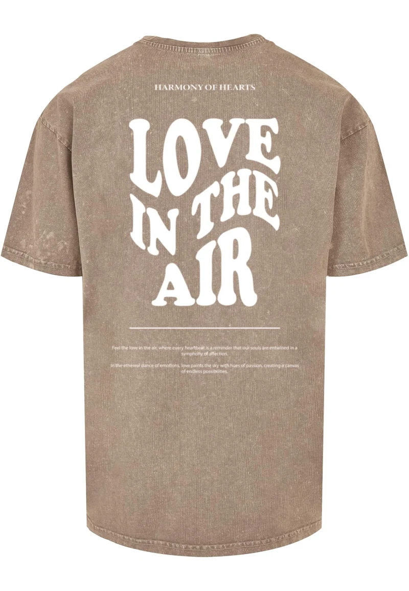 MC Love In The Air Acid Washed Heavy Oversize Tee