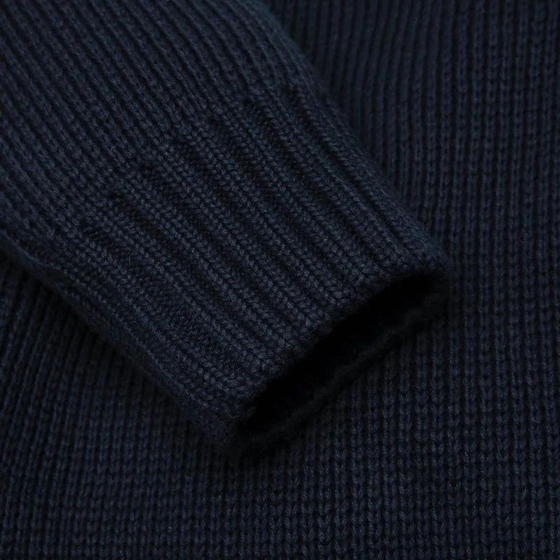 Herren-Rollkragenpullover „Submariner“ aus 100 % Baumwolle