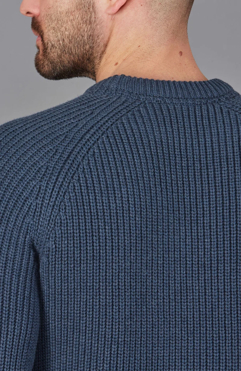 Herren-Pullover aus 100 % Fischer-Rippstrick-Baumwolle