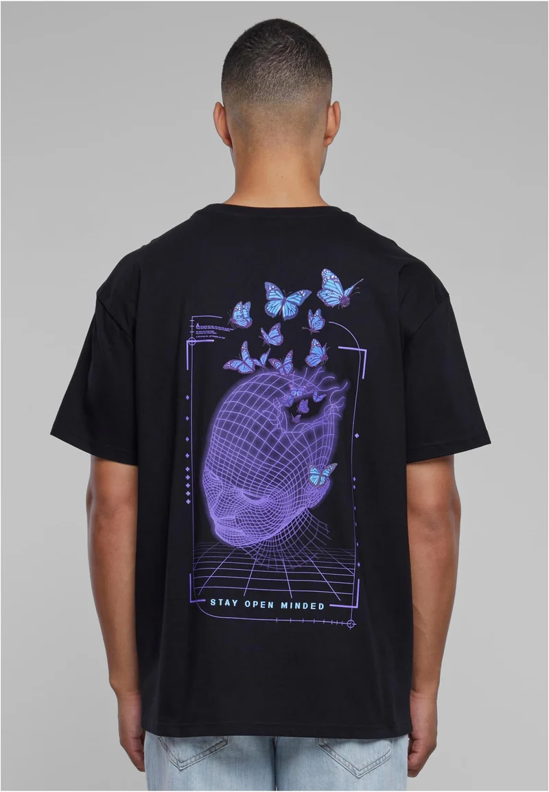 MT Grid Head Butterfly Oversize Tee