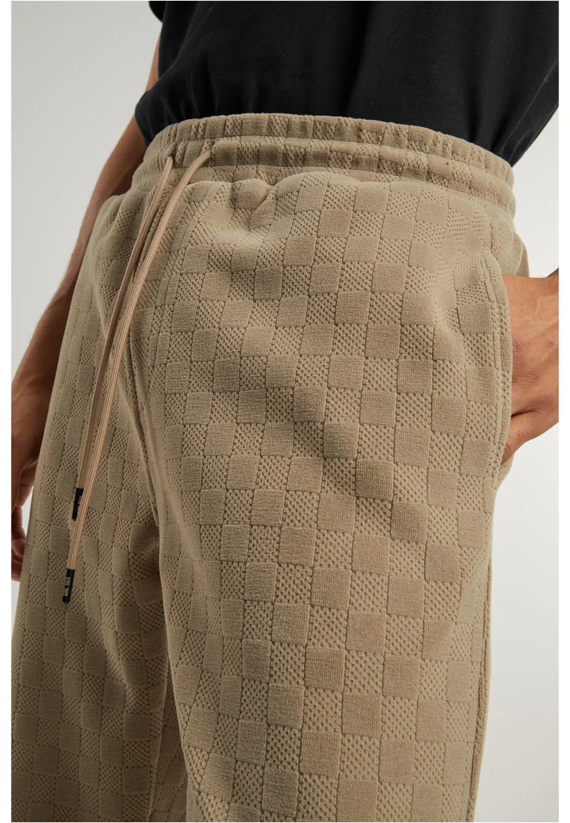 UC Jacquard Velvet Wide Sweatpants