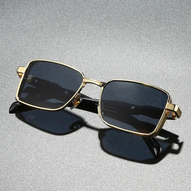 Herren Sonnenbrille Designer Luxus Männer Vintage Brille Pilotenbrille UV400